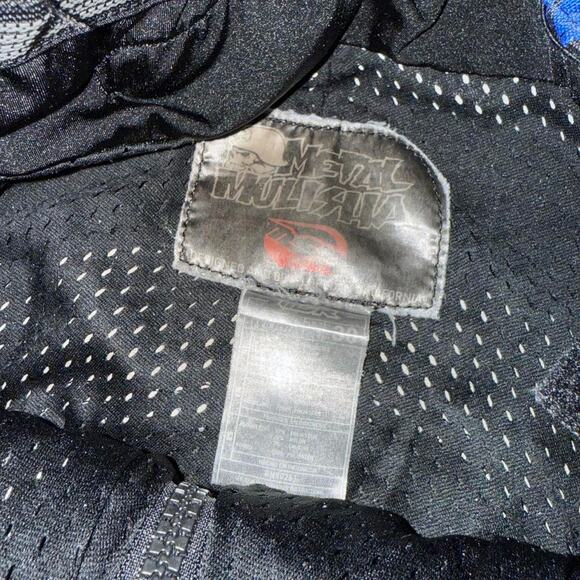 Vintage VTG Y2K Blue Black Metal Mulisha Moto Pants - Picture 5 of 8